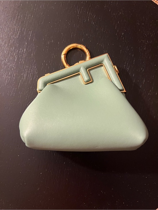 Fendi Handbags - Mini Fendi First Mint Green Bag with Gold Hardware